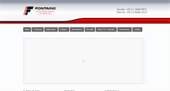Desktop Screenshot of fontaine.com.br